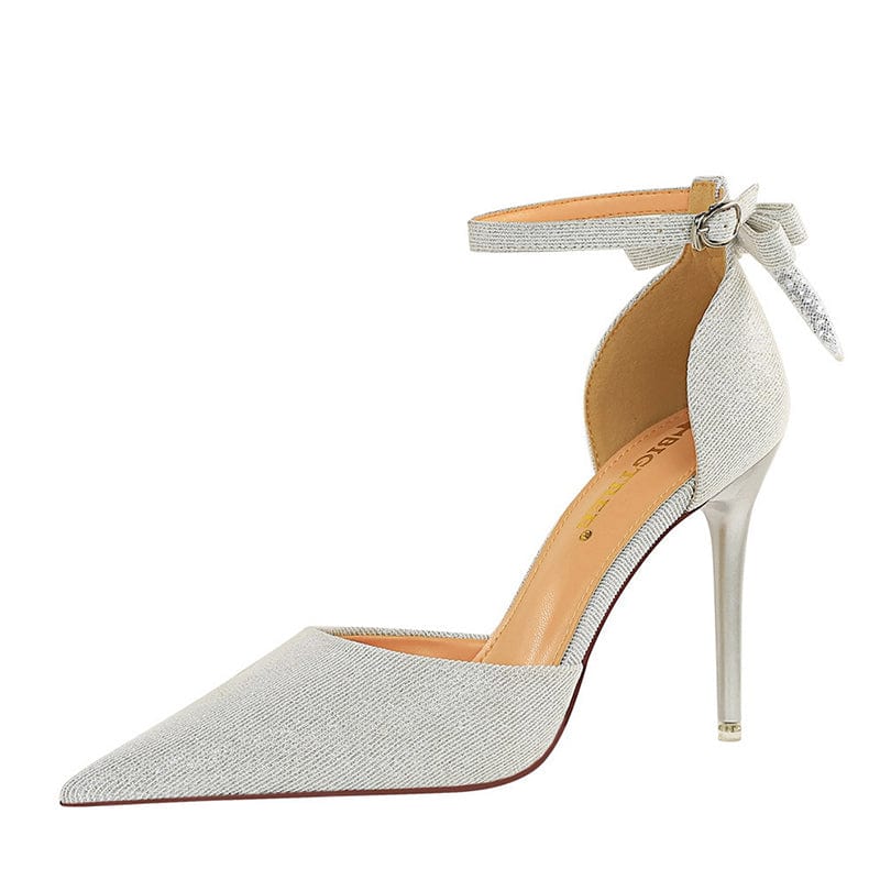 GX273 Women Plus Size Elegant Dinner Dress Shoes Best Price Custom Logo Heels For Ladies