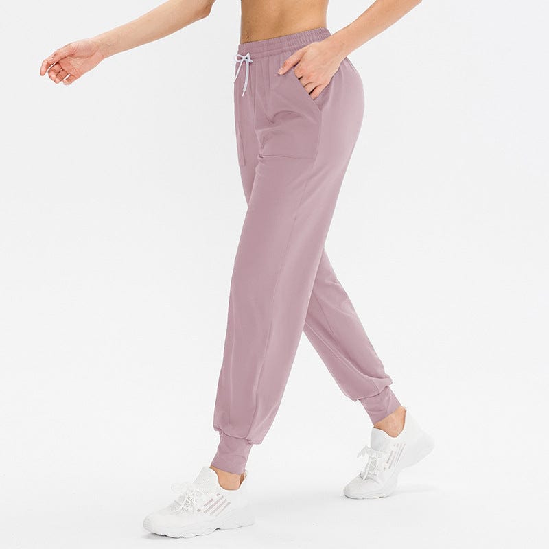 GZYEL-12362 New style women's loose yoga pans leisure sports pants ladies solid color good quality long pants custom logo