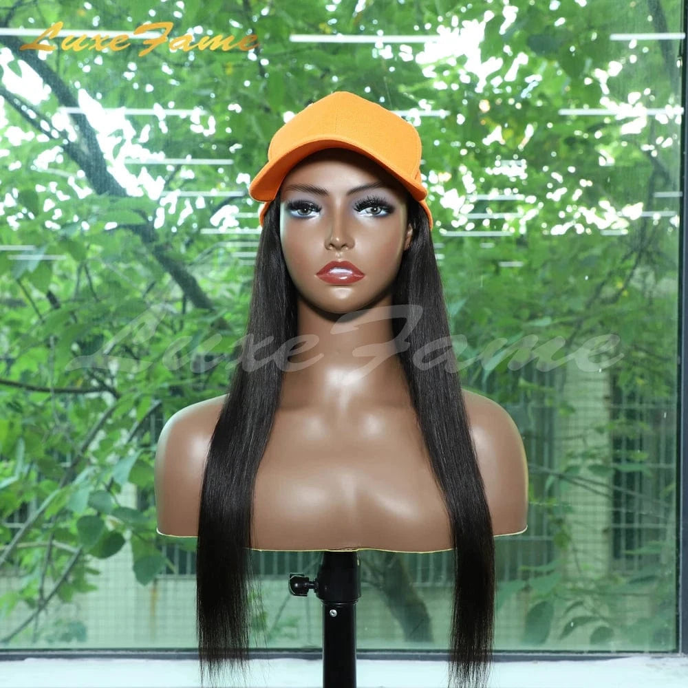 hair supplies plastic hd lace closures with wig cap,large cap 40 inch deep wave frontal wig,hat wigs human hair