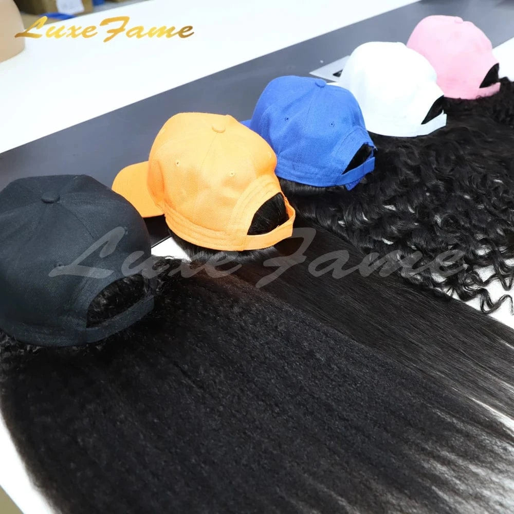 hair supplies plastic hd lace closures with wig cap,large cap 40 inch deep wave frontal wig,hat wigs human hair