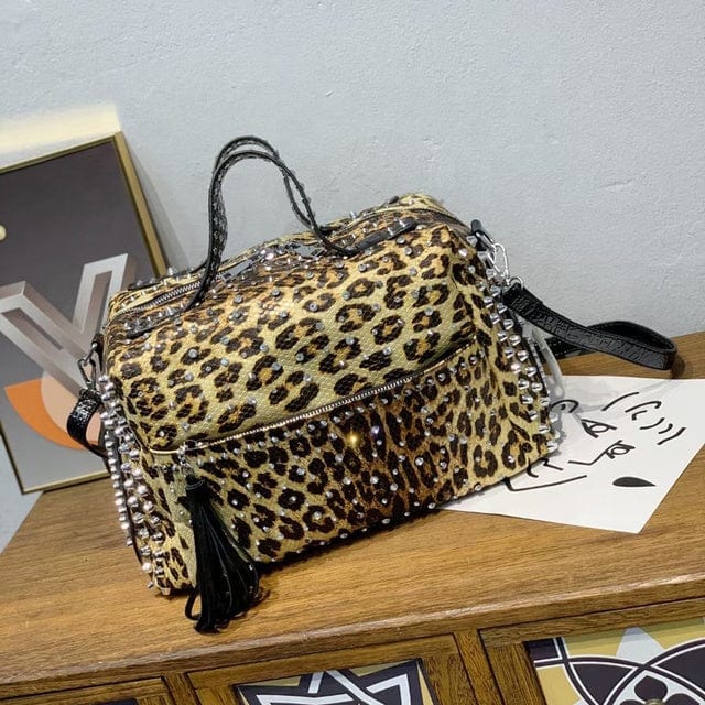 hand bags for women purses and handbags luxury designer rivet rhinestone shoulder bag Large Capacity Travel shopper tote bag