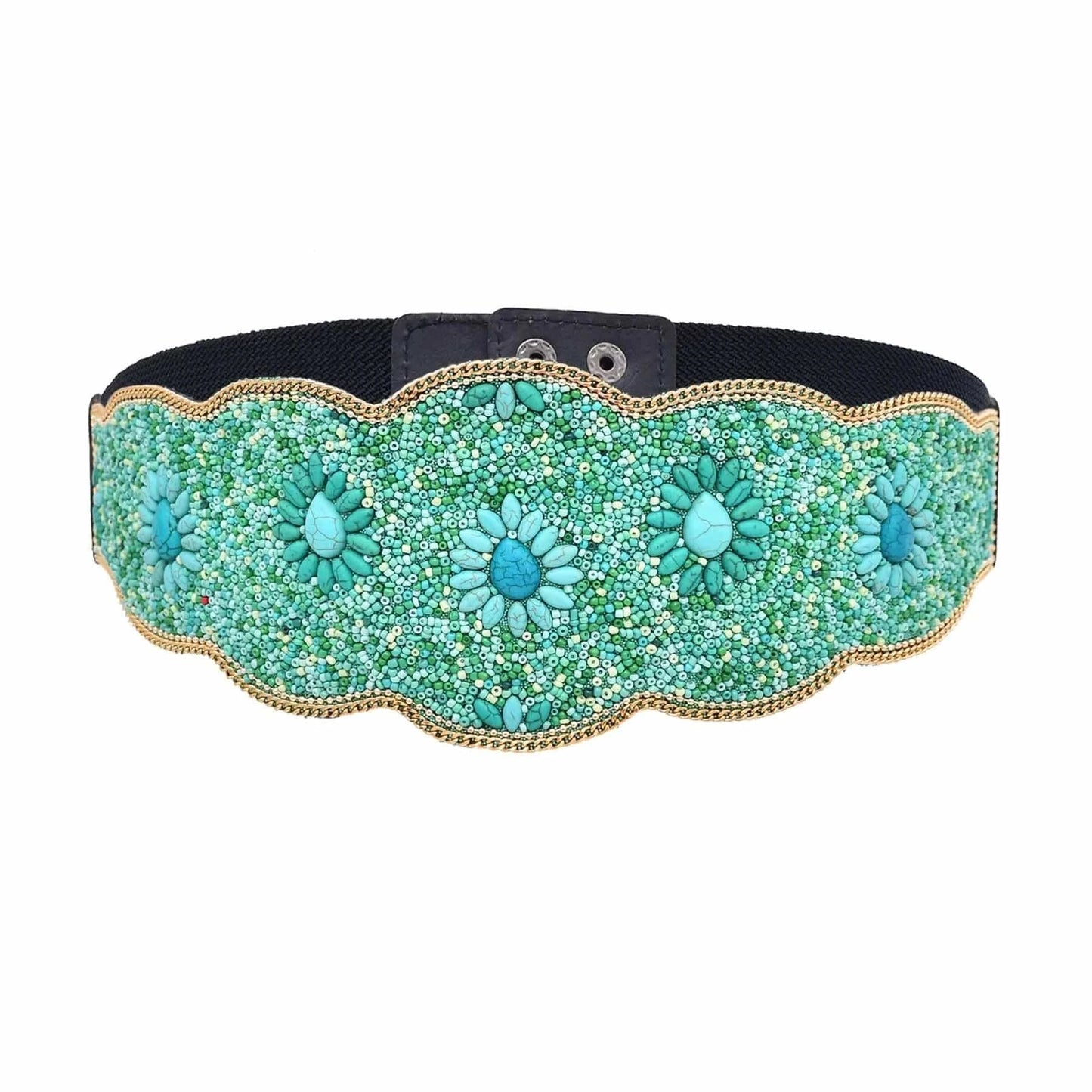 Handmade Bohemian Multi colors Resin Beads Statement Belly Waist Body Chain Dress Belt Waistbands Ethnic Jewelry