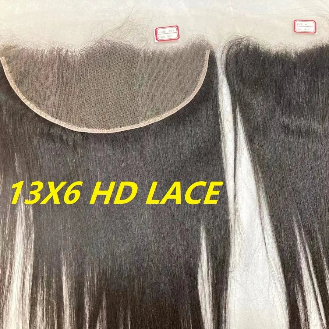 hd lace closure remy hair 4x4 5x5 6x6 closure hd Swiss lace 13x4 13x6 HD lace frontal human hair
