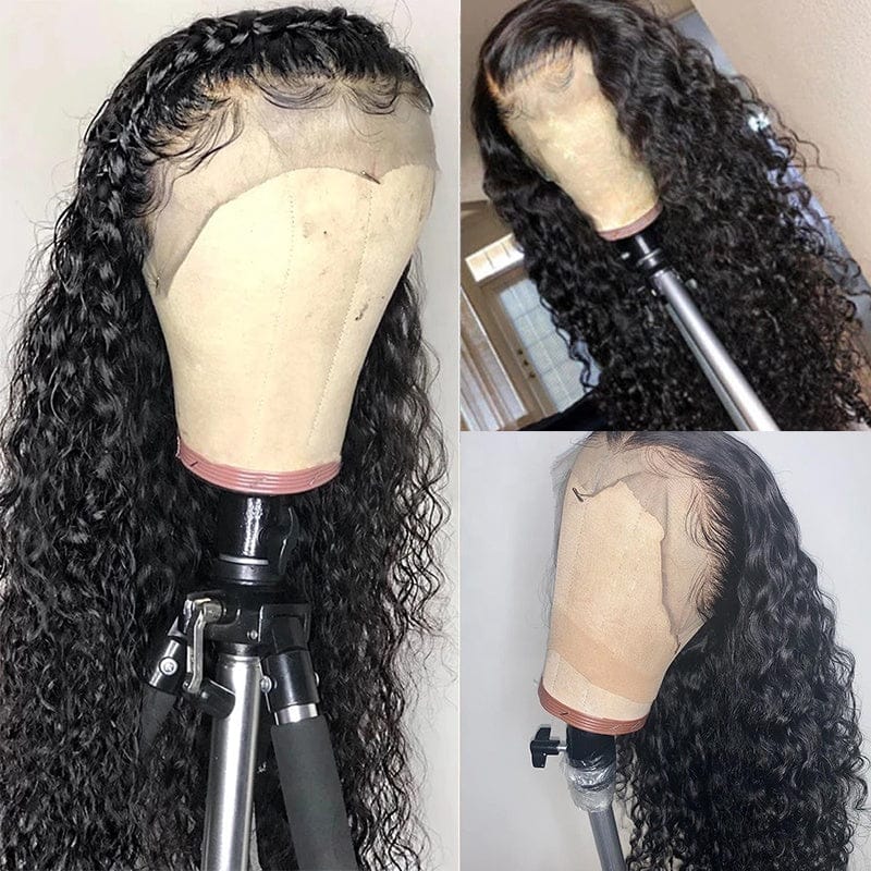 HD Lace Frontal Wig 30 Inch Deep Wave 13X4 Lace Front Human Hair Wigs For Women Deep Curly Glueless Brazilian 150% Closure Wigs
