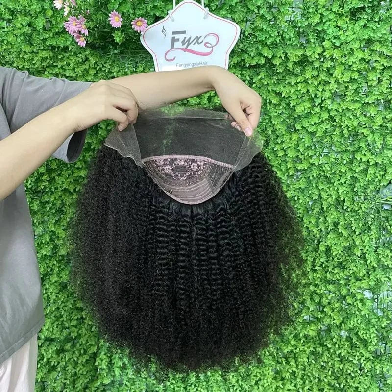 HD Lace Wig Transparent Swiss HD Full Lace Wig Cuticle Aligned Raw Brazilian Human Hair HD Lace curly Frontal Wig