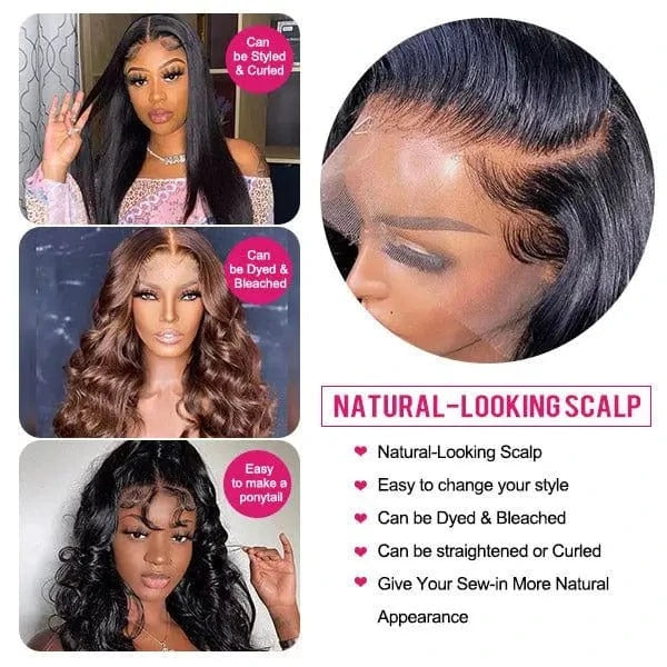 Hd Lace Wigs For Black Women 100% Virgin Human Hair,Transparent Lace Front Wig Human Hair,Hd Lace Frontal Wig Vendor