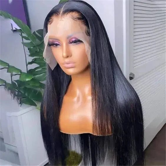 Hd Peruvian Lace Frontal Wig Brazilian Virgin Swiss Closure Lace Front Bone Straight Human Hair Wigs For Black Women