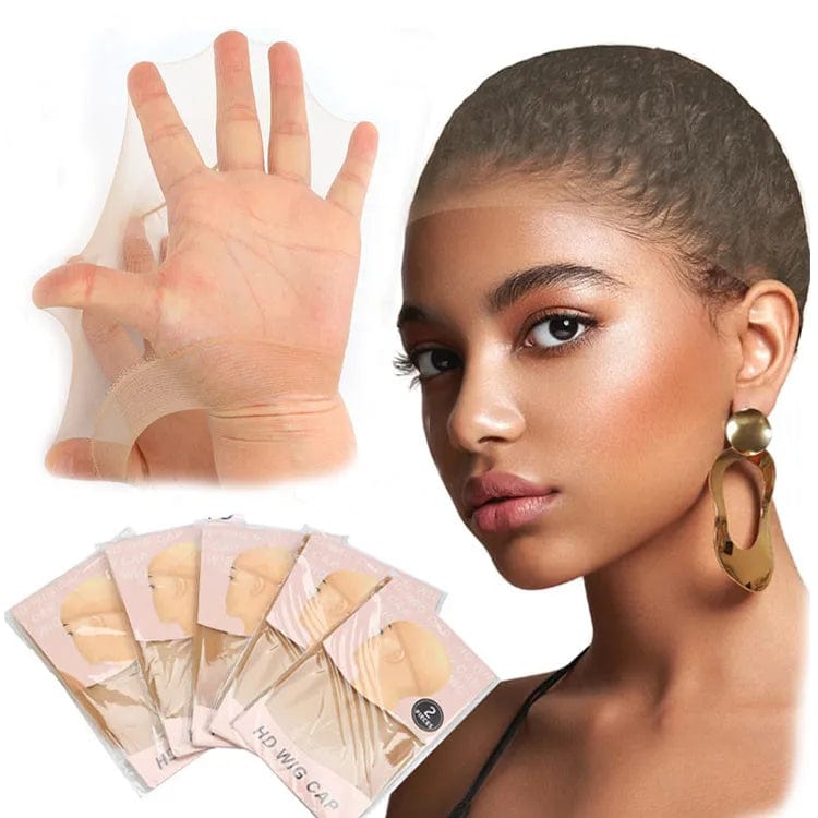 HD wig cap New Sheer Stocking Cap Super Thin HD Wig Cap Custom Color Nude Sheer Thin Wig Caps For Making Wigs