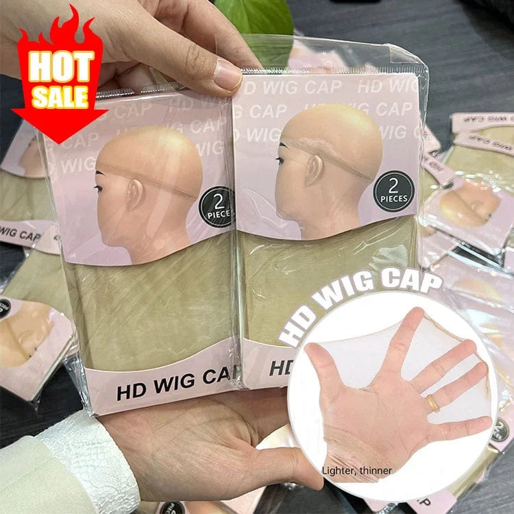 HD wig cap New Sheer Stocking Cap Super Thin HD Wig Cap Custom Color Nude Sheer Thin Wig Caps For Making Wigs