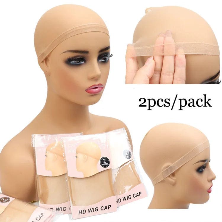 HD wig cap New Sheer Stocking Cap Super Thin HD Wig Cap Custom Color Nude Sheer Thin Wig Caps For Making Wigs