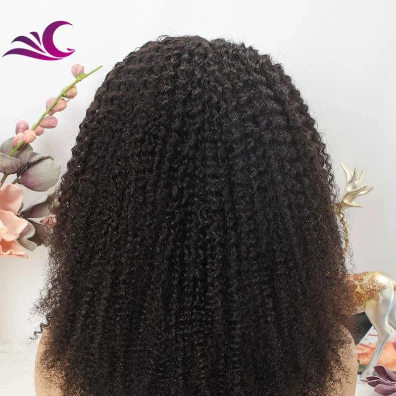 Headband Short Women Headband Human Hair Wigs Top Quality Kinky Curly Half Wig for Black Women