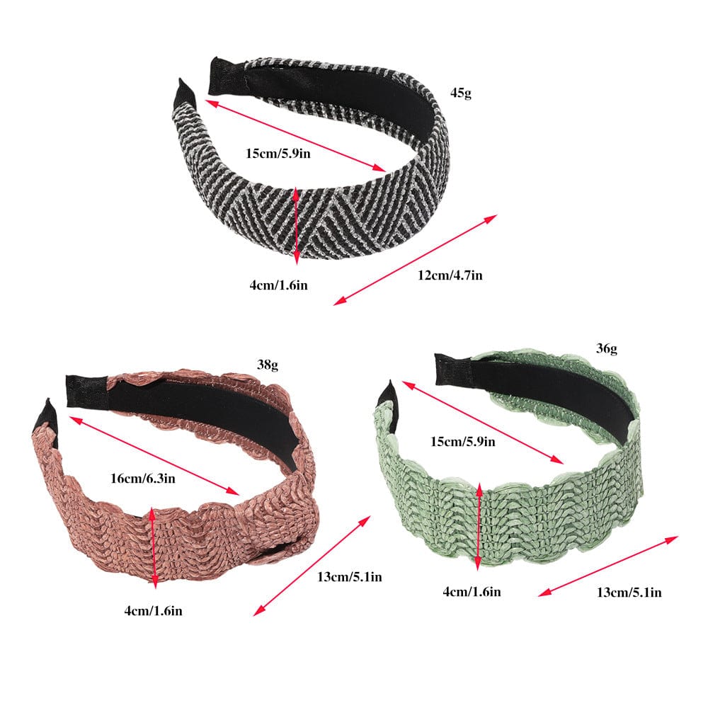 Headbands Women Hair Head Bands Summer Straw Beauty Product Beech Hair Accessories Head Bands for Girls