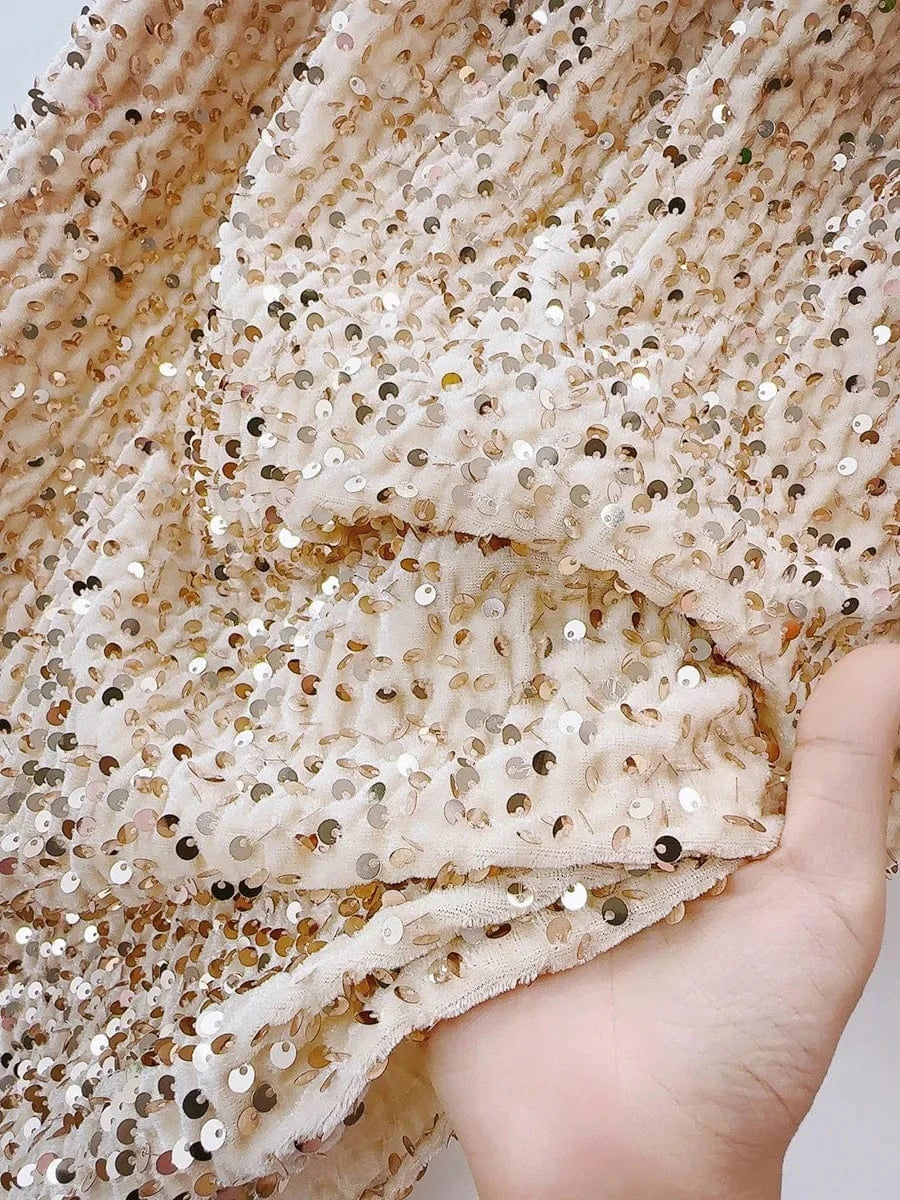 Heavy Sequin Half Skirt Female Spring fall 2014 New Straight Skirt After Slit Wrap Hip Casual Daily Shopping Skirt