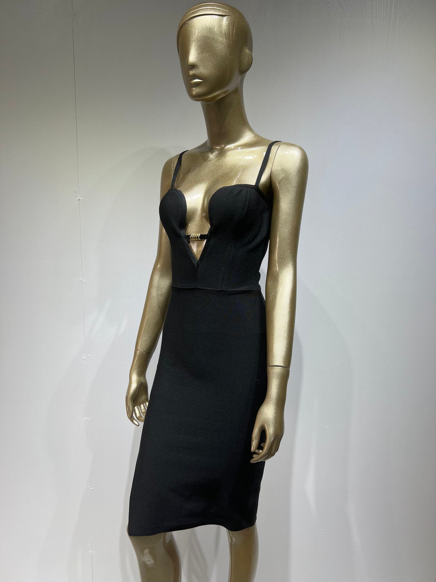 High Quality Black Elegant Evening Party Vestidos Bodycon Rayon Bandage Dress Women Summer