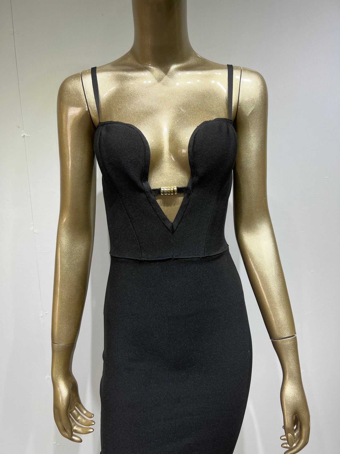 High Quality Black Elegant Evening Party Vestidos Bodycon Rayon Bandage Dress Women Summer