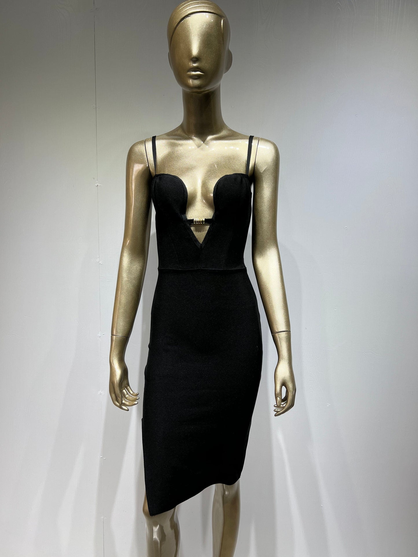 High Quality Black Elegant Evening Party Vestidos Bodycon Rayon Bandage Dress Women Summer