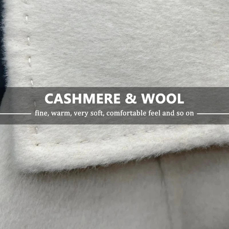 High Quality Korean Double Sided Handmade Belted Long Cashmere Wool Coat for Women