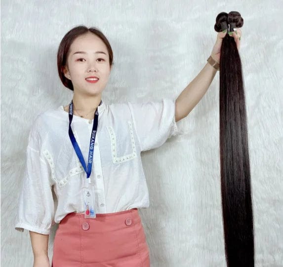 High Quality Long Length Remy Hair For Women Durable And Smoothing Touching Human Hair Extensions