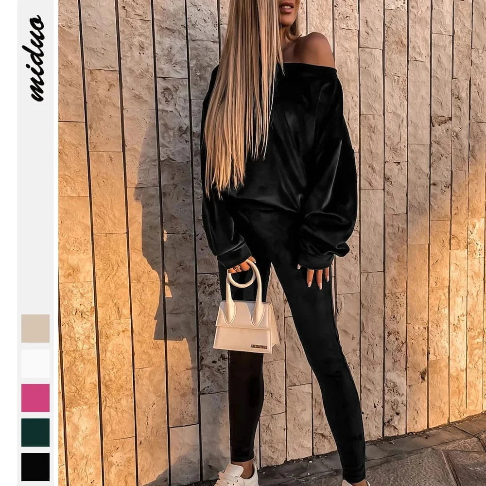 High Quality Pant Set Clothing 2 Piece Fall 2023 Suits Set For Women
