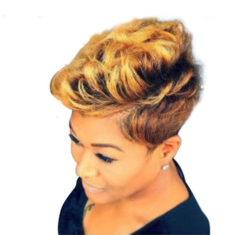 High Quality Product Healthy Comfortable 26cm Length Four Color Lady Synthetic Bob Wig