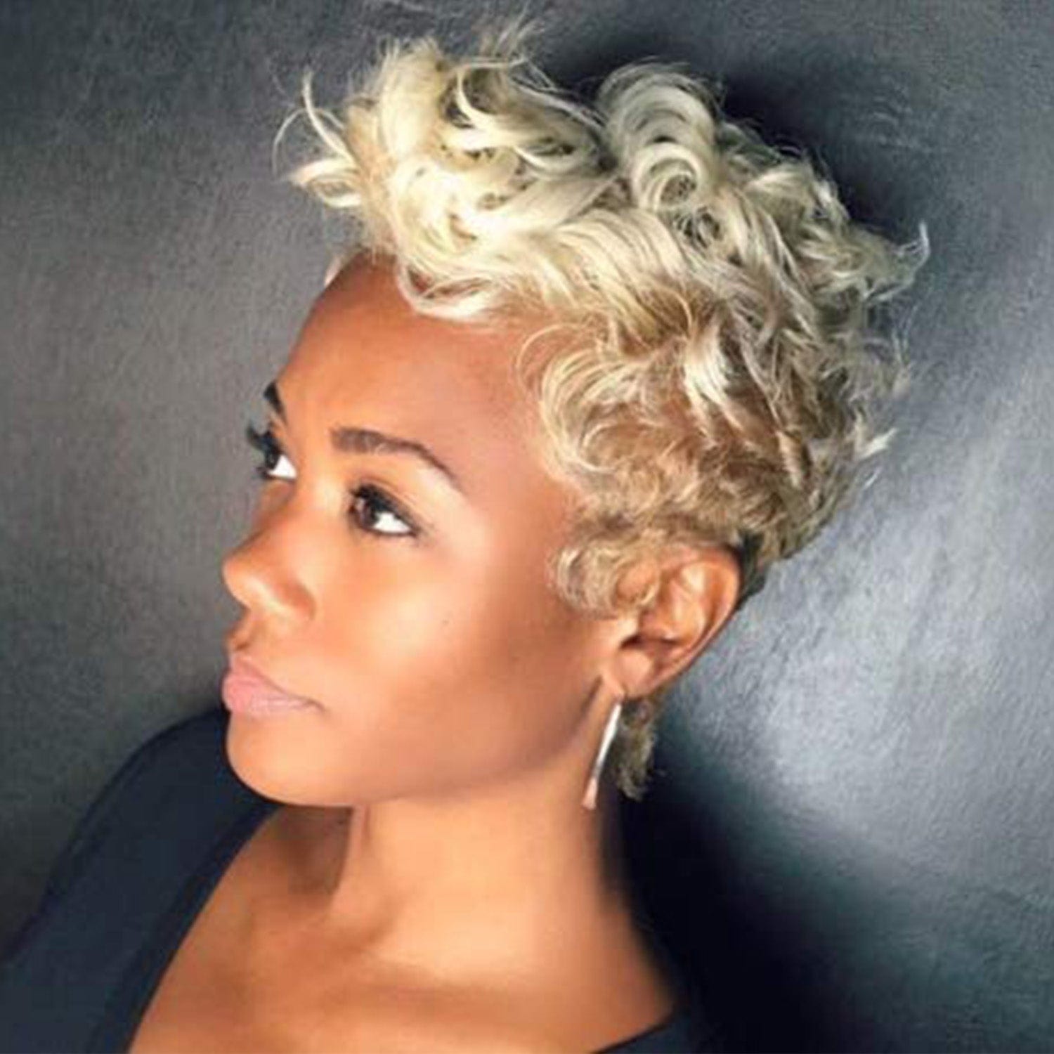 High Quality Product Healthy Comfortable 26cm Length Four Color Lady Synthetic Bob Wig