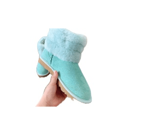 High quality winter must have women men kids size support make logo sheepskin wool on the boot shoes
