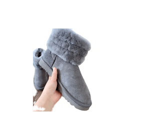High quality winter must have women men kids size support make logo sheepskin wool on the boot shoes