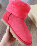 High quality winter must have women men kids size support make logo sheepskin wool on the boot shoes