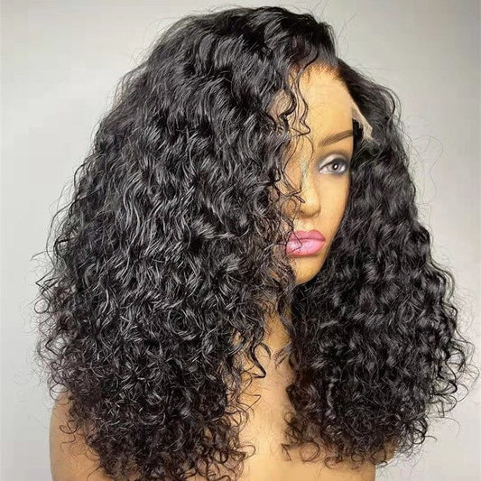 Highknight 100% Mink Brazilian Virgin Lace Front Human Hair Curly Wigs For Black Women Brazilian Human Hair Wig Halle