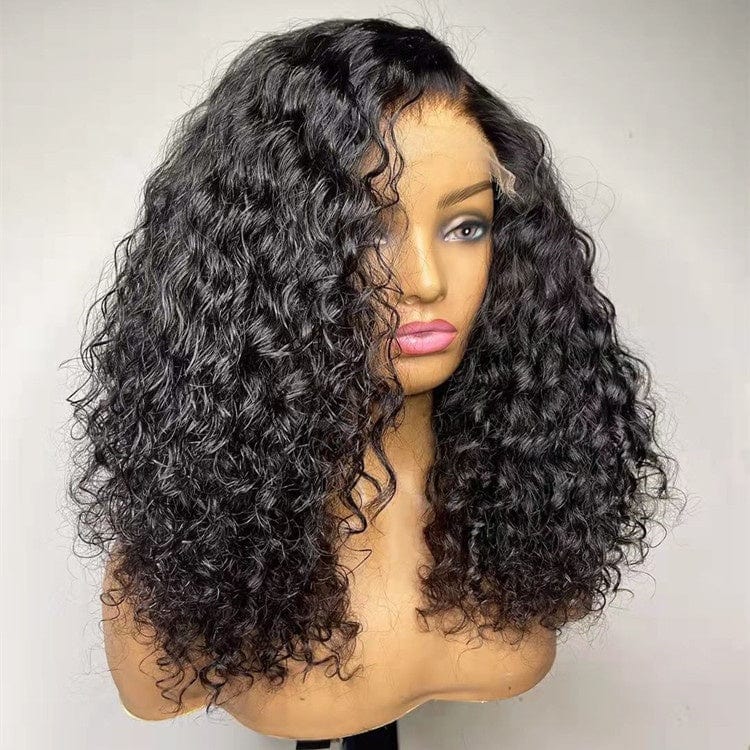 Highknight 100% Mink Brazilian Virgin Lace Front Human Hair Curly Wigs For Black Women Brazilian Human Hair Wig Halle