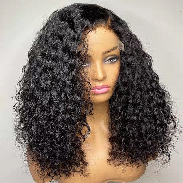 Highknight 100% Mink Brazilian Virgin Lace Front Human Hair Curly Wigs For Black Women Brazilian Human Hair Wig Halle