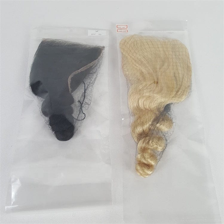 Highknight Loose Wave Blonde Color HD 5*5 Lace Closure 613 and Natural Color Transparent Swiss Cuticle Aligned HD Lace Closure
