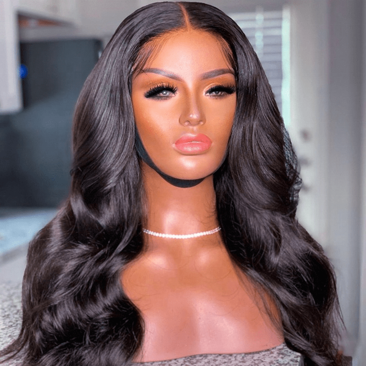 Highknight New Style Cuticle Aligned Hair Pre Pluck Lace Transparent Lace Front Human Hair Wigs Body Wave Lace Closure Wigs
