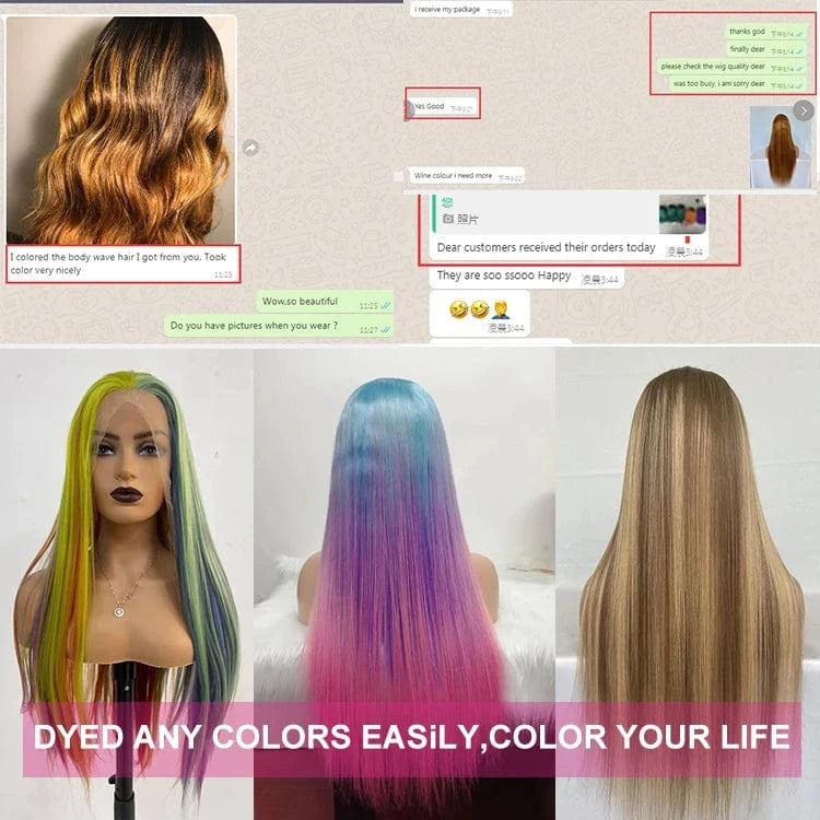 Highlight Brazilian Cuticle Aligned Cheap Lace Wig Vendors Bone Straight Human Hair Lace Wig 100% Human Hair Wigs