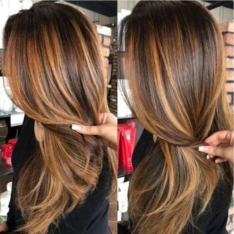 Highlight Brazilian Cuticle Aligned Cheap Lace Wig Vendors Bone Straight Human Hair Lace Wig 100% Human Hair Wigs