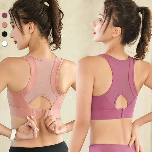 Hollow Beauty Back Seamless Wireless Sujetador Deportivo Running Workout Yoga Bra Plus Size Sports Bras Crop Tops For Womens