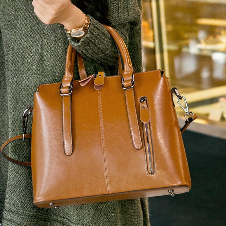 Hot sale custom logo genuine handbags for women leather ladies fashion trend diagonal shoulder bags handbag for woman handbags
