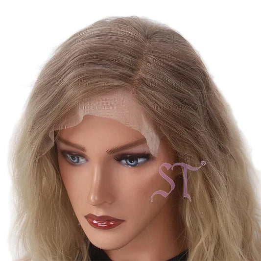 Hot Sale High Quality Yaki Short Bob HD Synthetic Hair Wigs Lace Front Wig