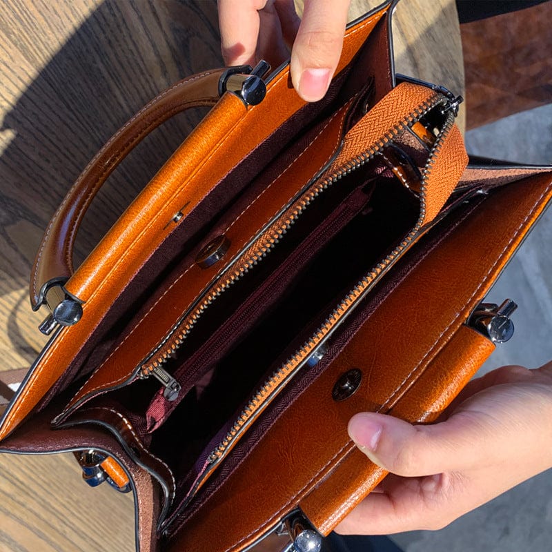 Hot Sale Ladies Designer Hand bag Shoulder Tote Zipper Genuine  Leather  Crossbody Bag Newest Bags Women Handbags