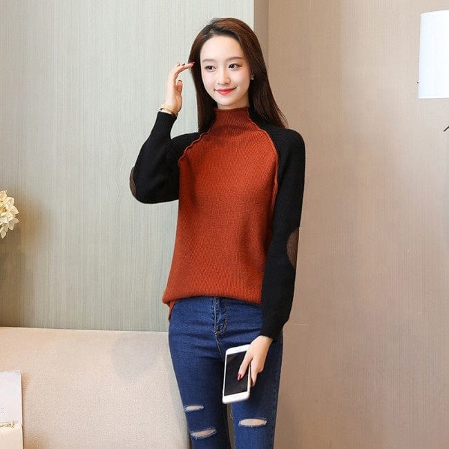 Hot Sale Pink Lady Appliques Knitwear