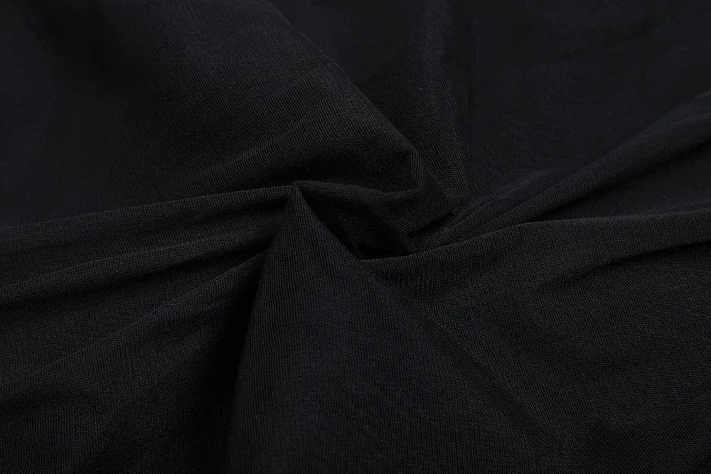 Hot Sale Sexy Gauze Flower Black Woman Dress Crystal Mesh Bandage Dresses High Quality off the Shoulder Bodycon Party Vestidos