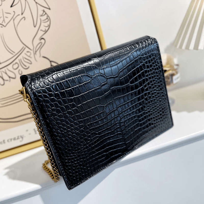 Hot sale tas wanita sacs designer ladies crocodile leather hand bags famous brands female purses and handbags for women luxury