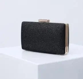 Hot sale temperament champagne gold glitter shoulder bag wedding women clutch evening bags