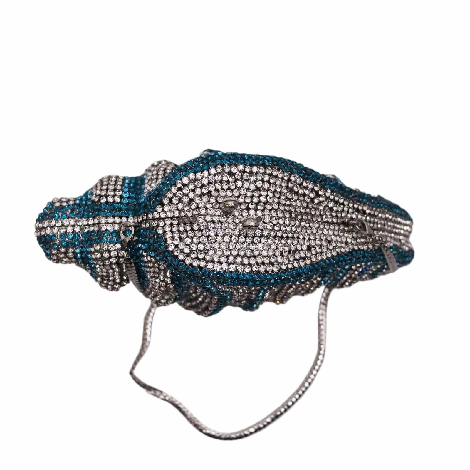 Hot Sales Conch Rhinestone Purse Beach Party Shell Clutch Bling Purse Clutch Bags with Crystal Accentsfor Women Luxury wedding