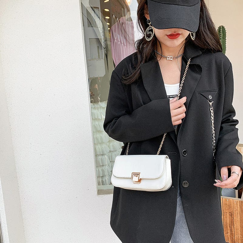Hot Sales Solid Color Fashion Casual All Match Ladies Crossbody Hand Bags Shoulder Bag For Women