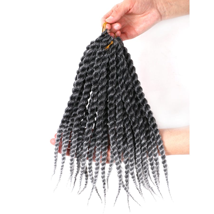 Hot sell 22 inches 12stands synthetic braiding hair afro twist braids straight crochet braid hair senegalese hair extension