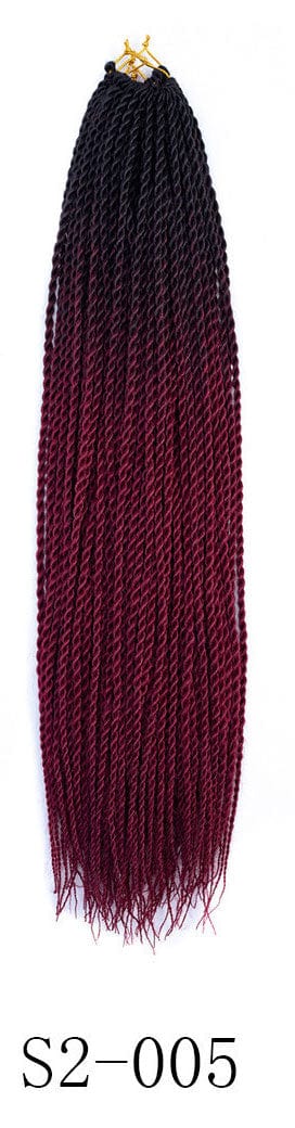 Hot sell afro kinky bulk senegalese hair extensions for braids and crochets senegalese twist briads