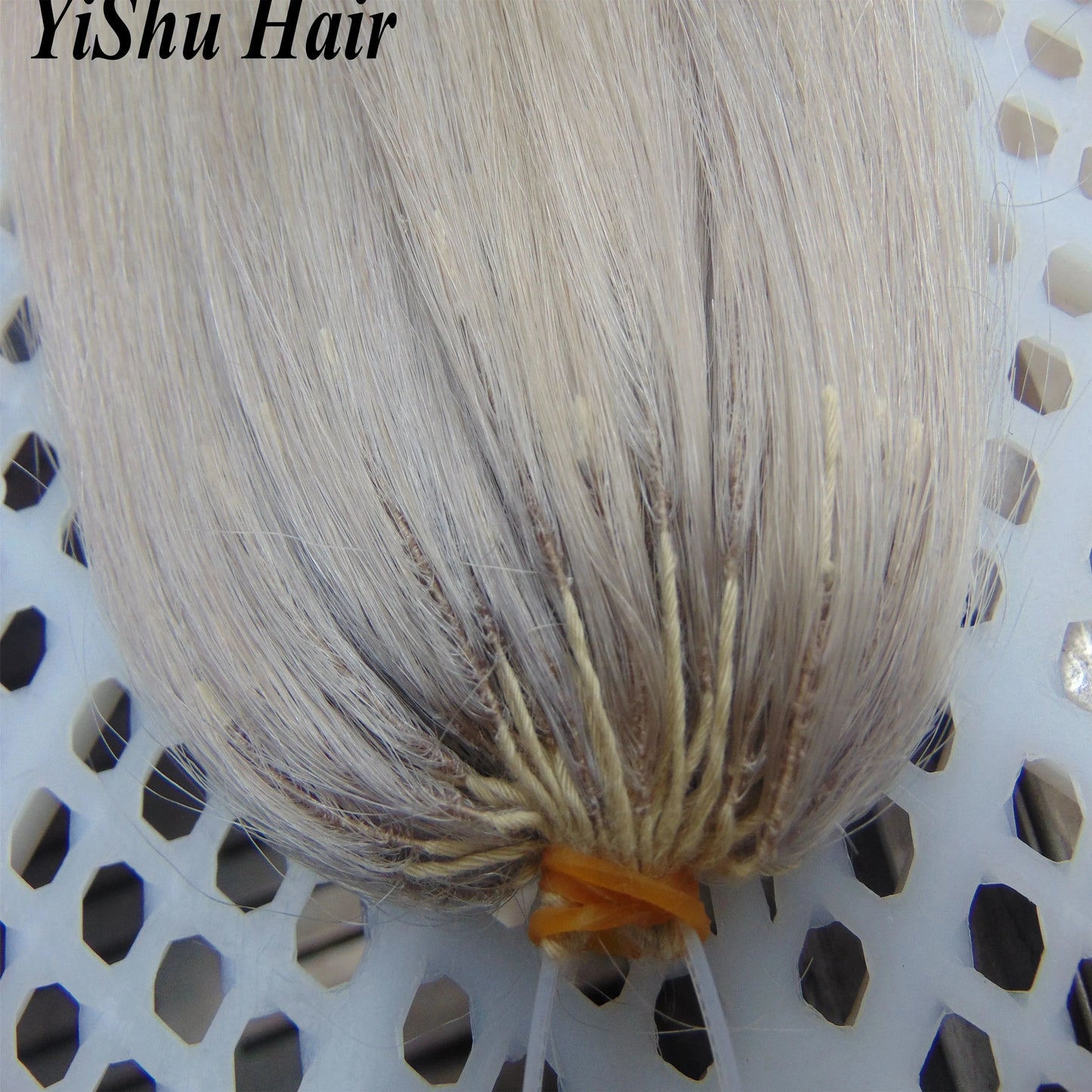 Hot sell and use virgin indian human hair with feather line hair extension popular in salon best quality