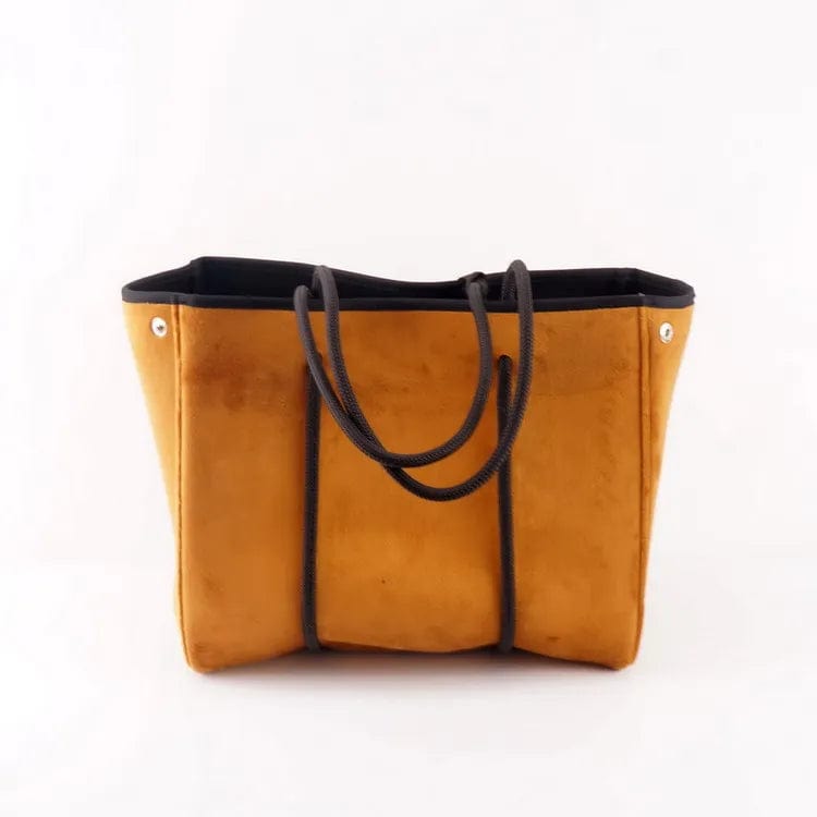 Hot Sell Wholesale Handbag Women Tote Bag Fashion Beach Velvet Tote Bag Neoprene Beach Tote Bag For Women