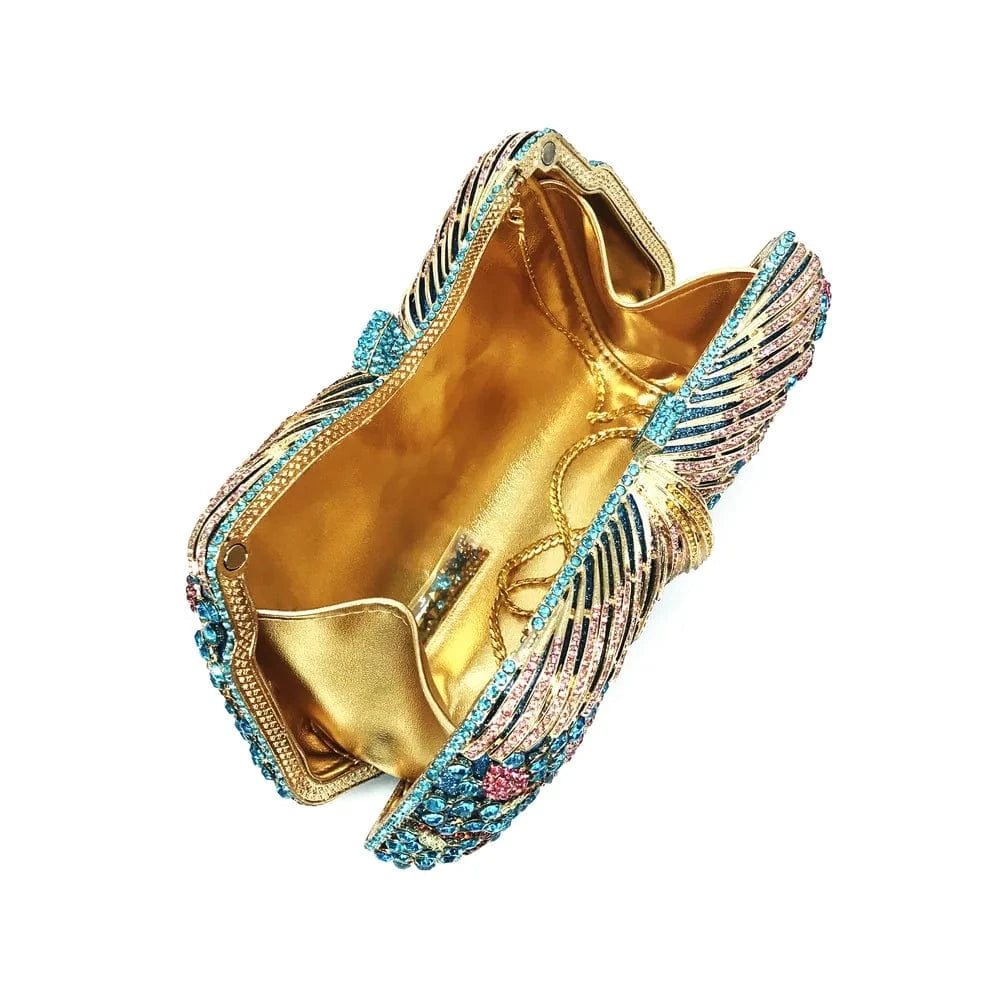 Hot selling Crystal Gown Rhinestone Purse Dress Elegant Clutches Banquet Stone Evening Clutch bags for women